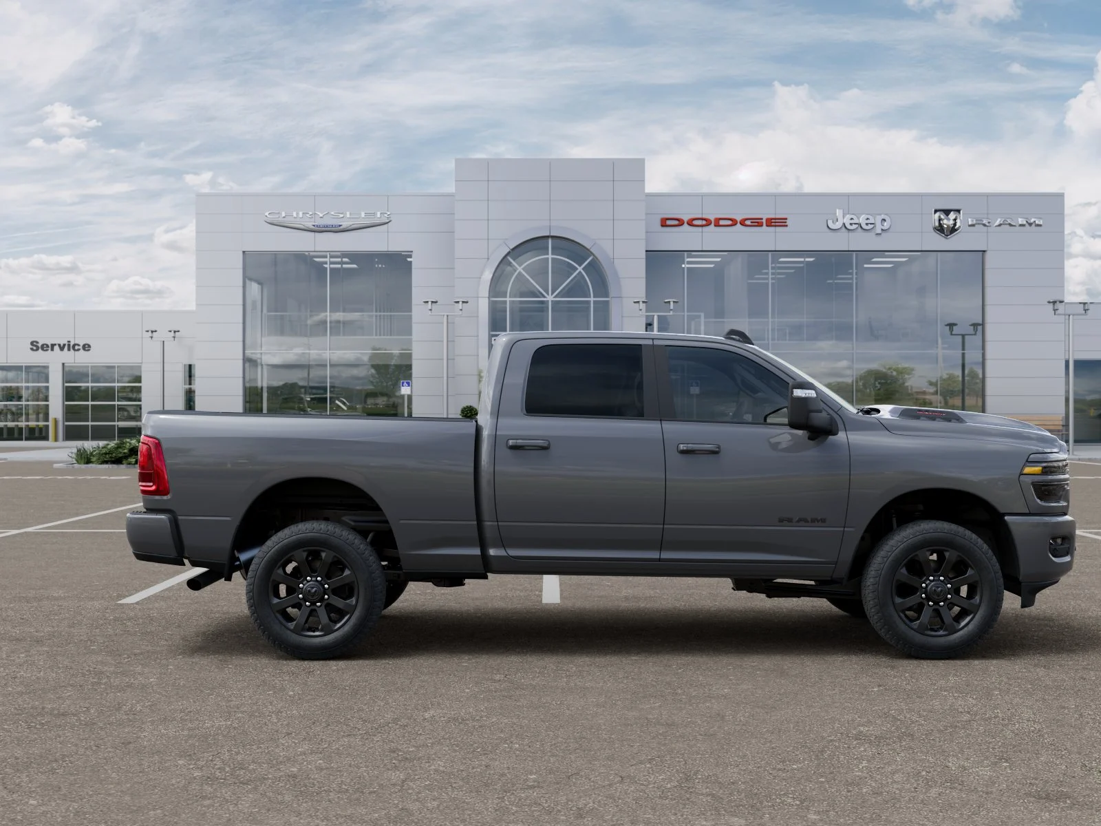 New 2026 Ceramic Gray Clear-Coat Exterior Paint RAM Laramie image 21