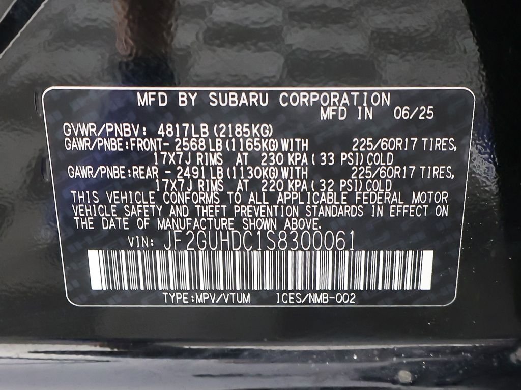 Used 2025 Black Subaru Premium image 44