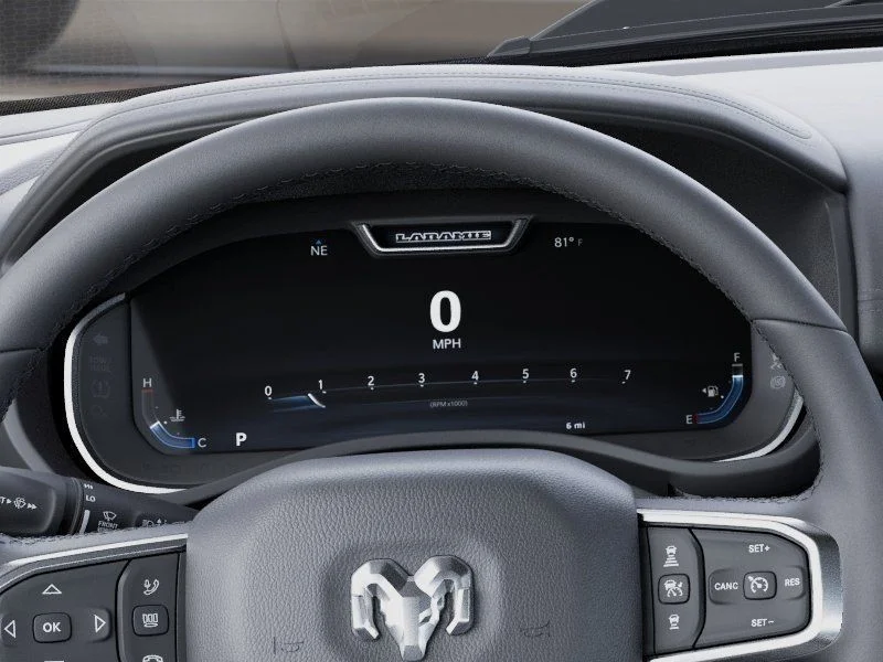New 2026 Diamond Black Crystal Pearl-Coat Exterior Paint RAM Laramie image 18