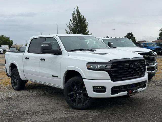 New 2026 Bright White Clear-Coat Exterior Paint RAM Laramie image 2