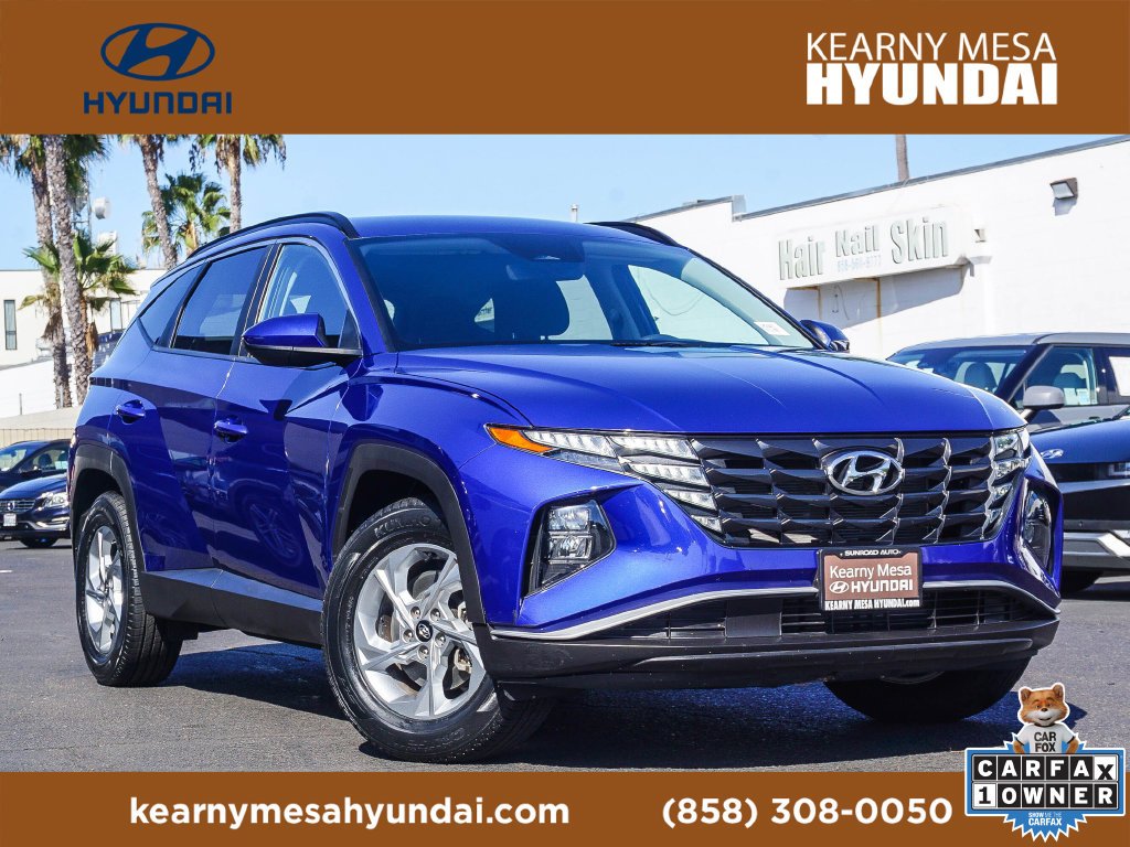 Used 2024 Intense Blue Hyundai SEL image 1