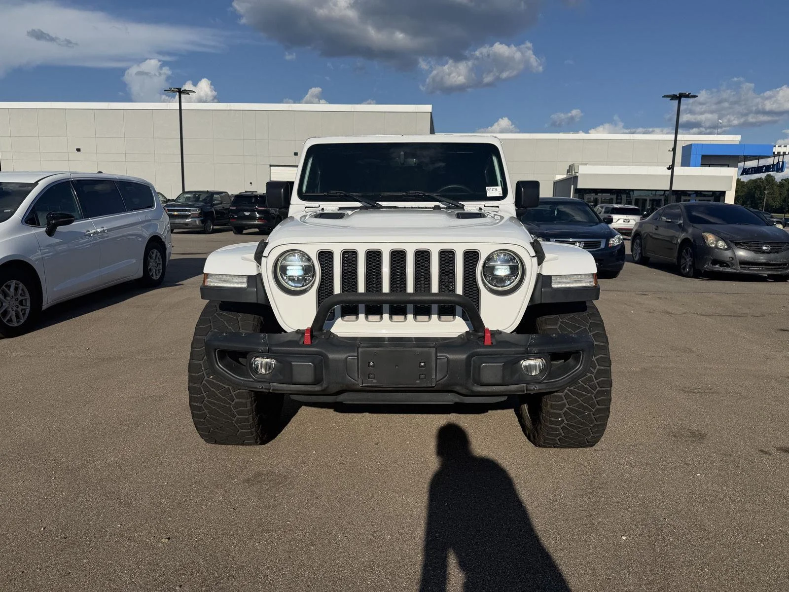 Used 2019 Bright White Clearcoat Jeep Rubicon image 2
