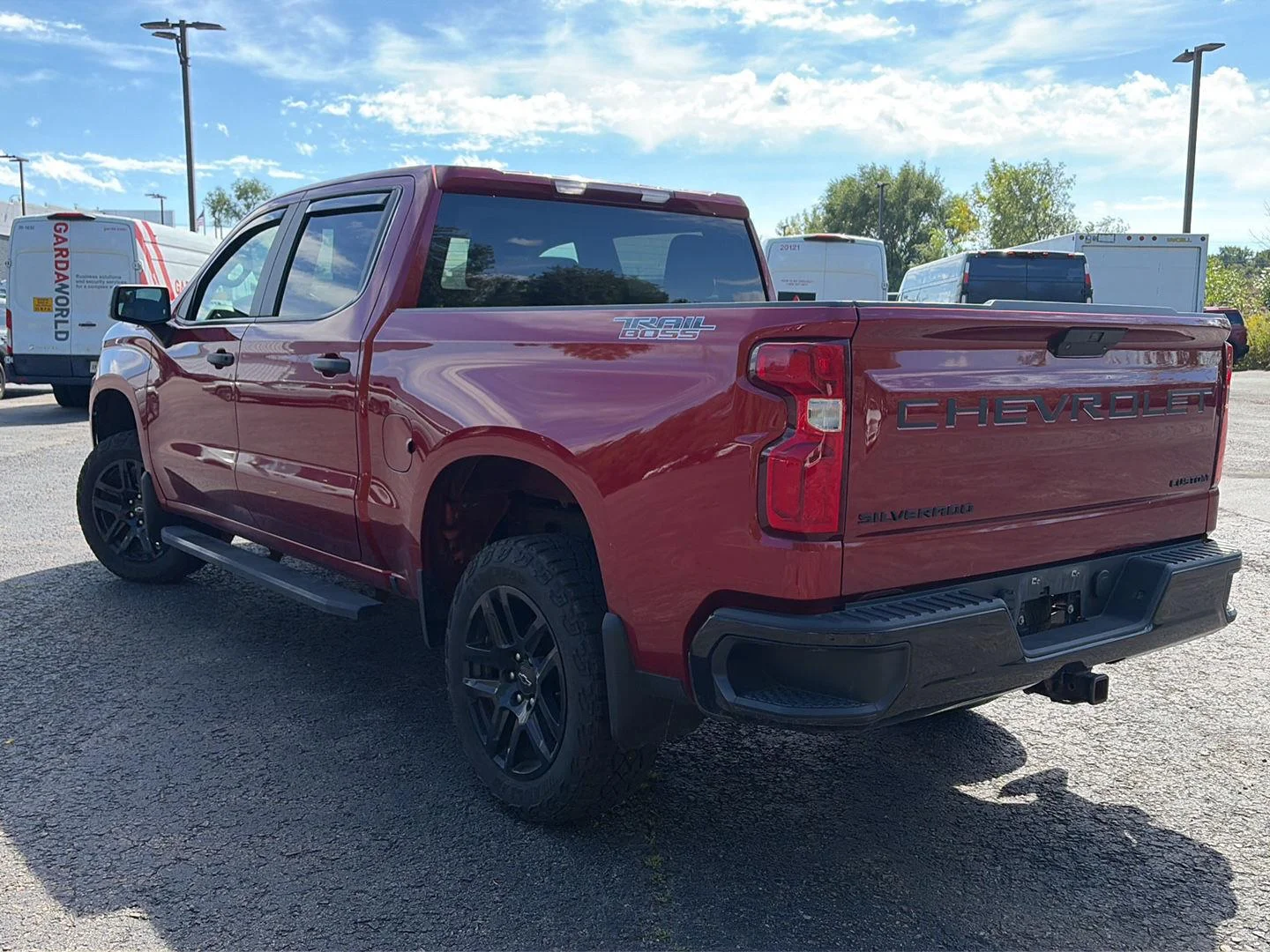 Used 2021 Cherry Red Tintcoat Chevrolet Custom Trail Boss image 3