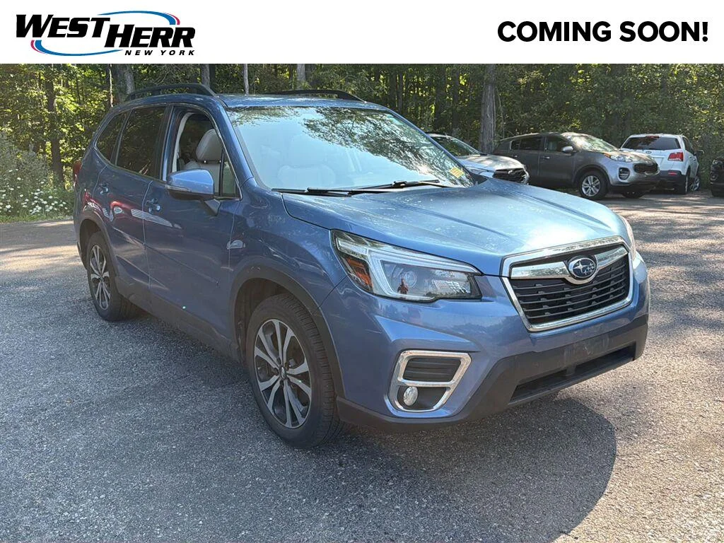 Used 2021 Horizon Blue Pearl Subaru Limited image 1