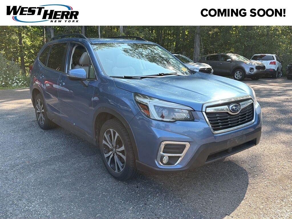 Used 2021 Horizon Blue Pearl Subaru Limited image 1