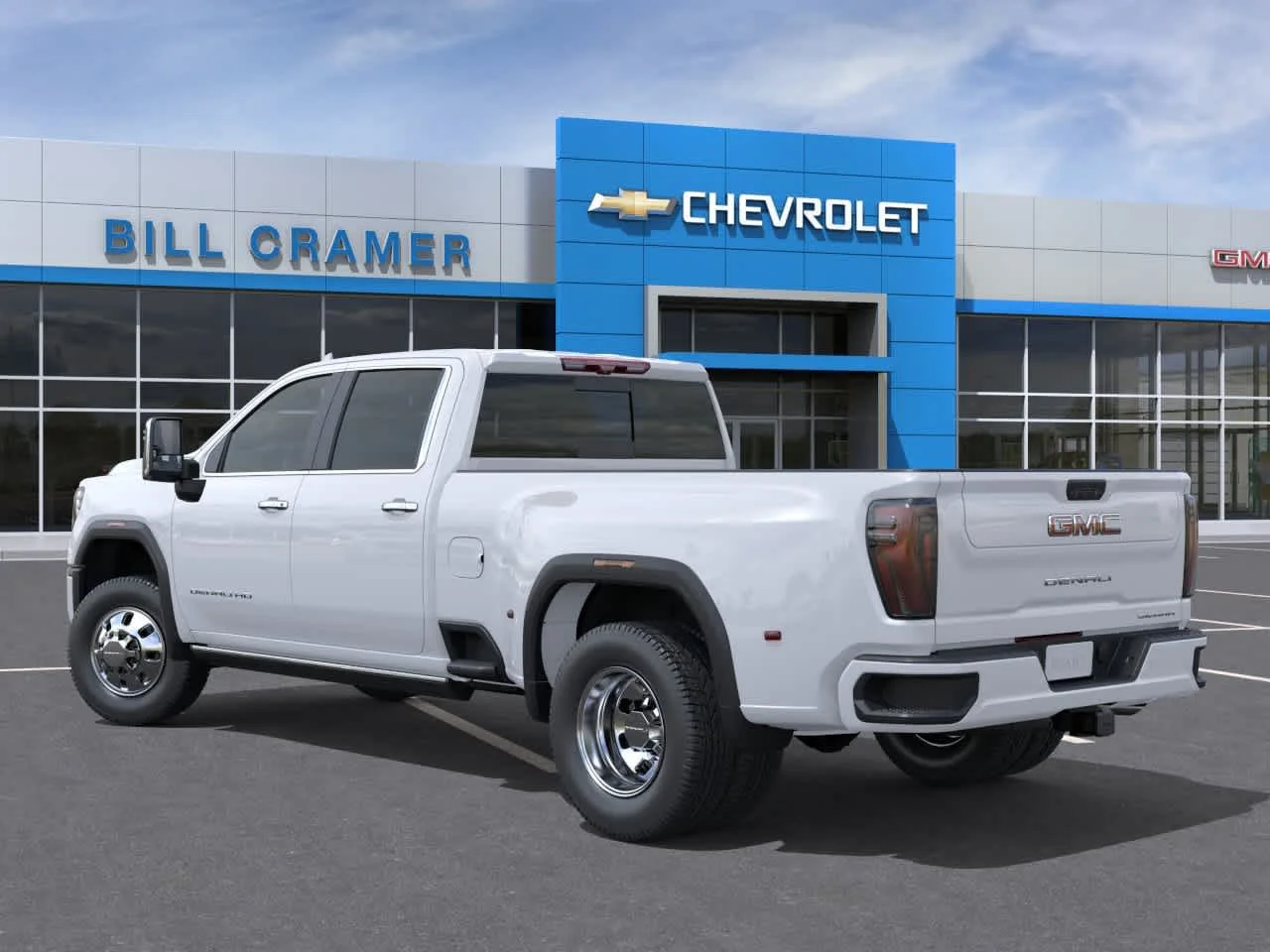 New 2026 Glacier White Tricoat GMC Denali DRW image 3