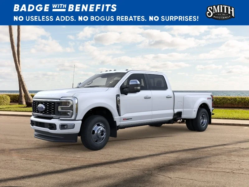 New 2026 Star White Metallic Tri-Coat Ford F-350® Platinum® image 1