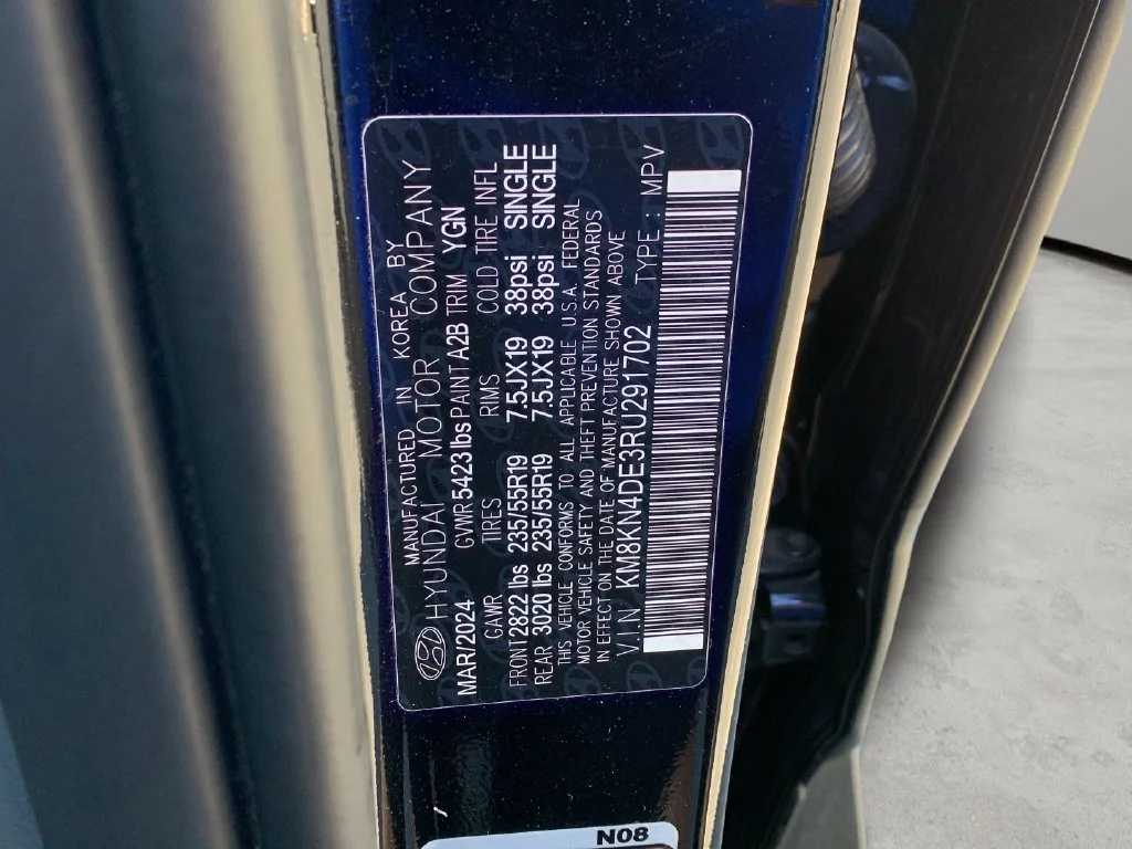 Certified Used 2024 Abyss Black Hyundai SEL image 46