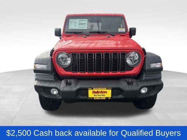 New 2026 Firecracker Red Clear-Coat Exterior Paint Jeep Sport S image 2