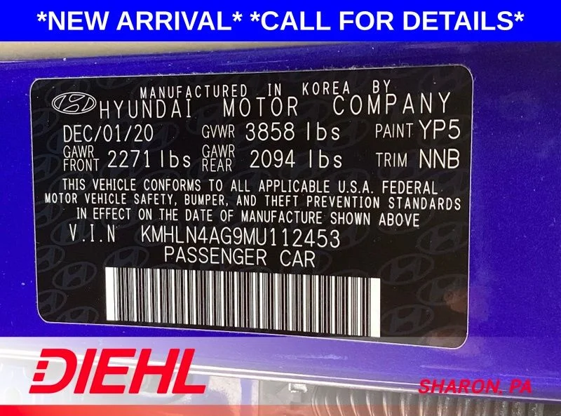 Used 2021 Blue Hyundai SEL image 9