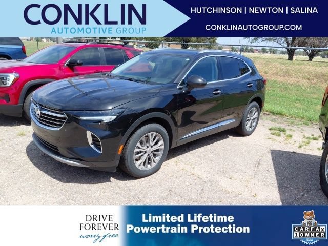 Used 2022 EBONY TWILIGHT METALLIC Buick Preferred image 1