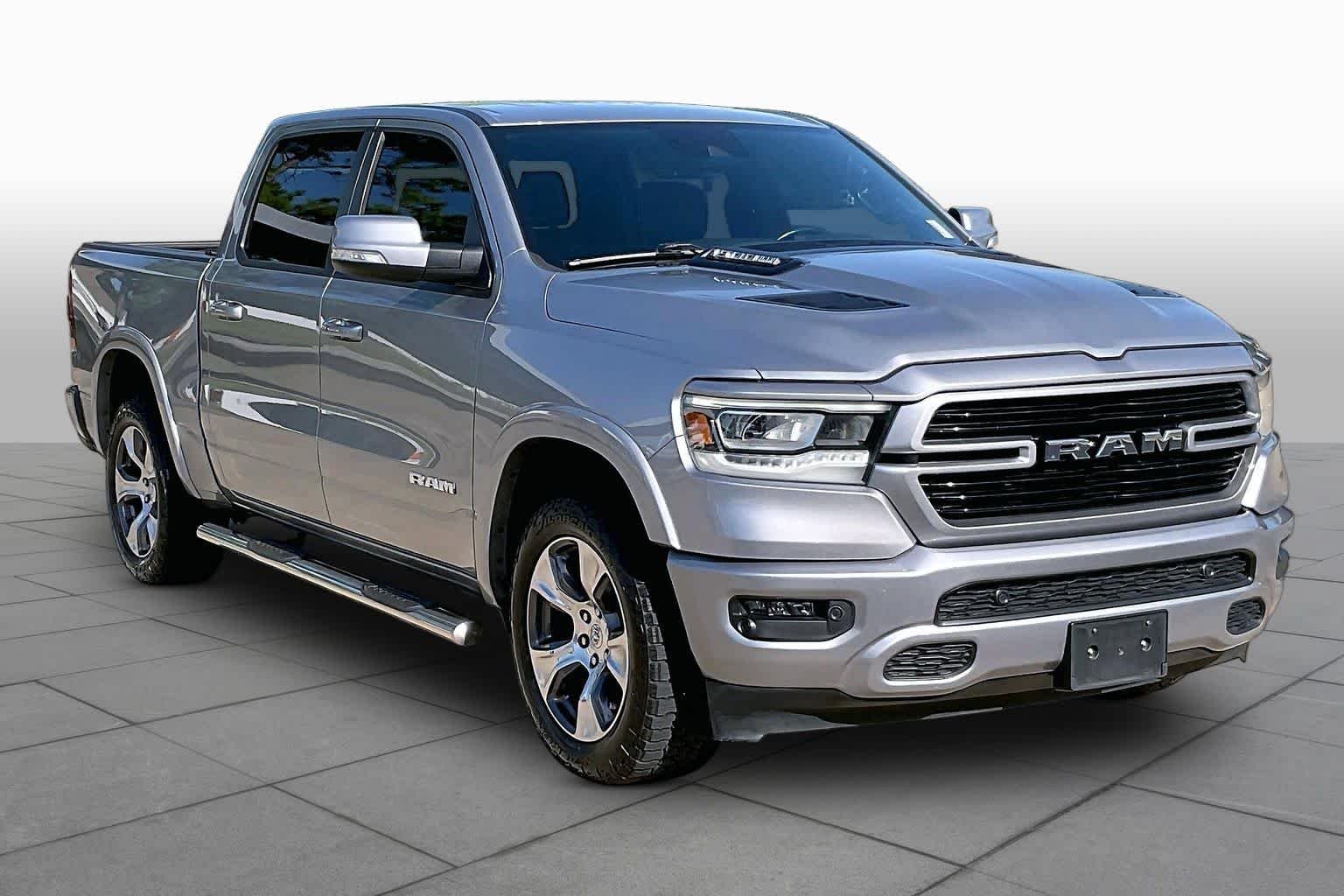 Used 2021 Billet Silver Metallic Clearcoat Ram Laramie image 3