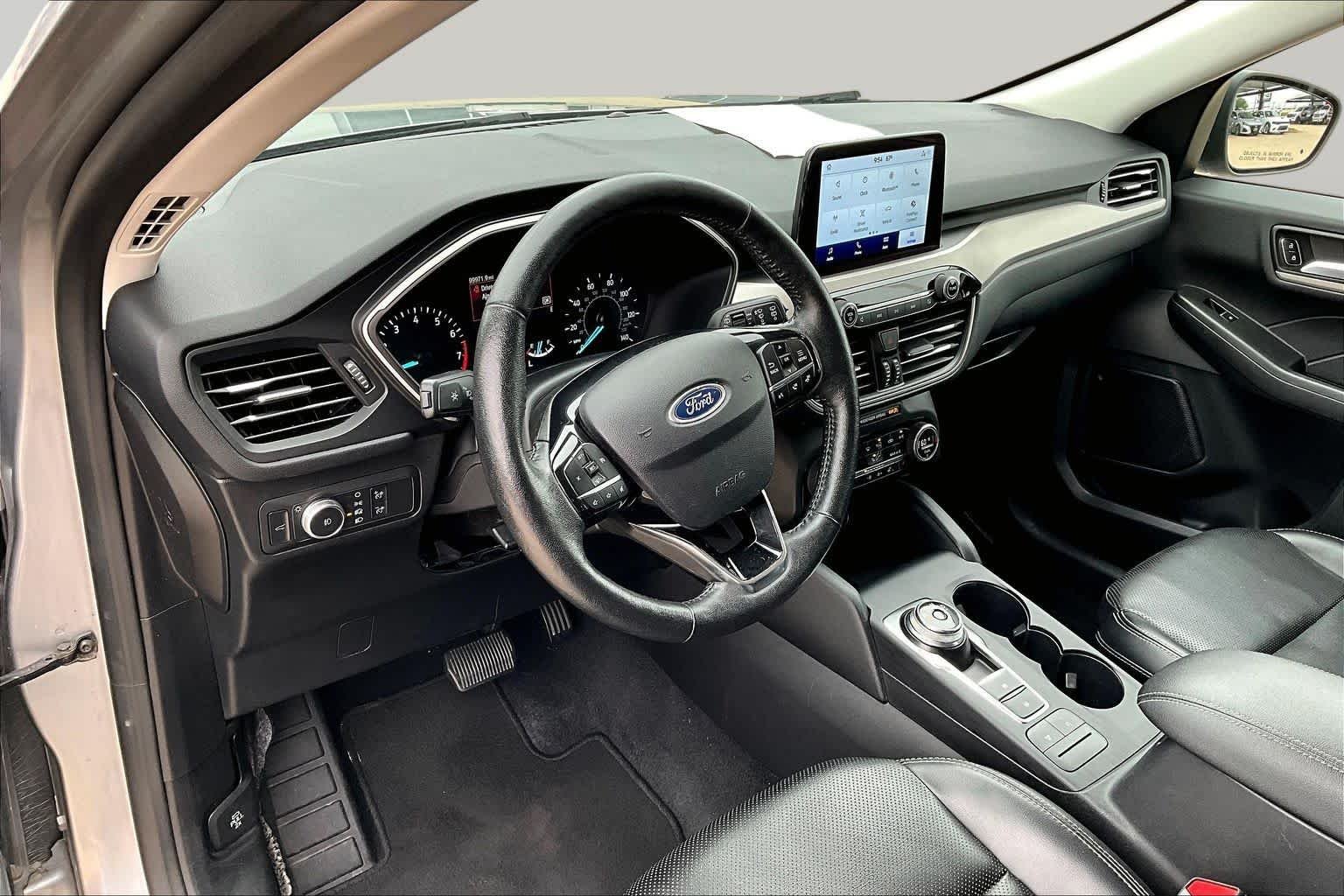 Used 2021 Iconic Silver Metallic Ford SEL image 18