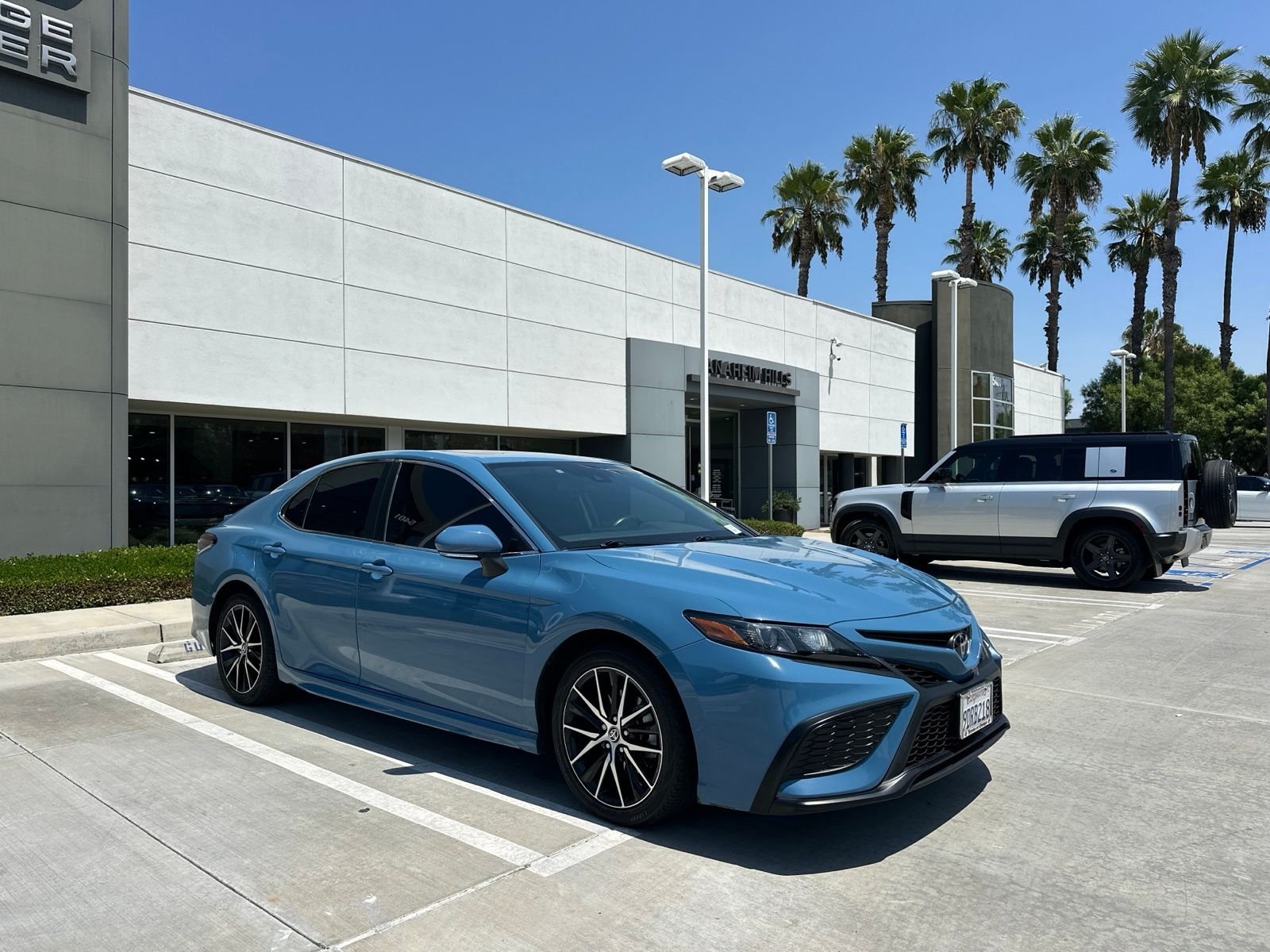 Used 2023 Blue Toyota SE image 2