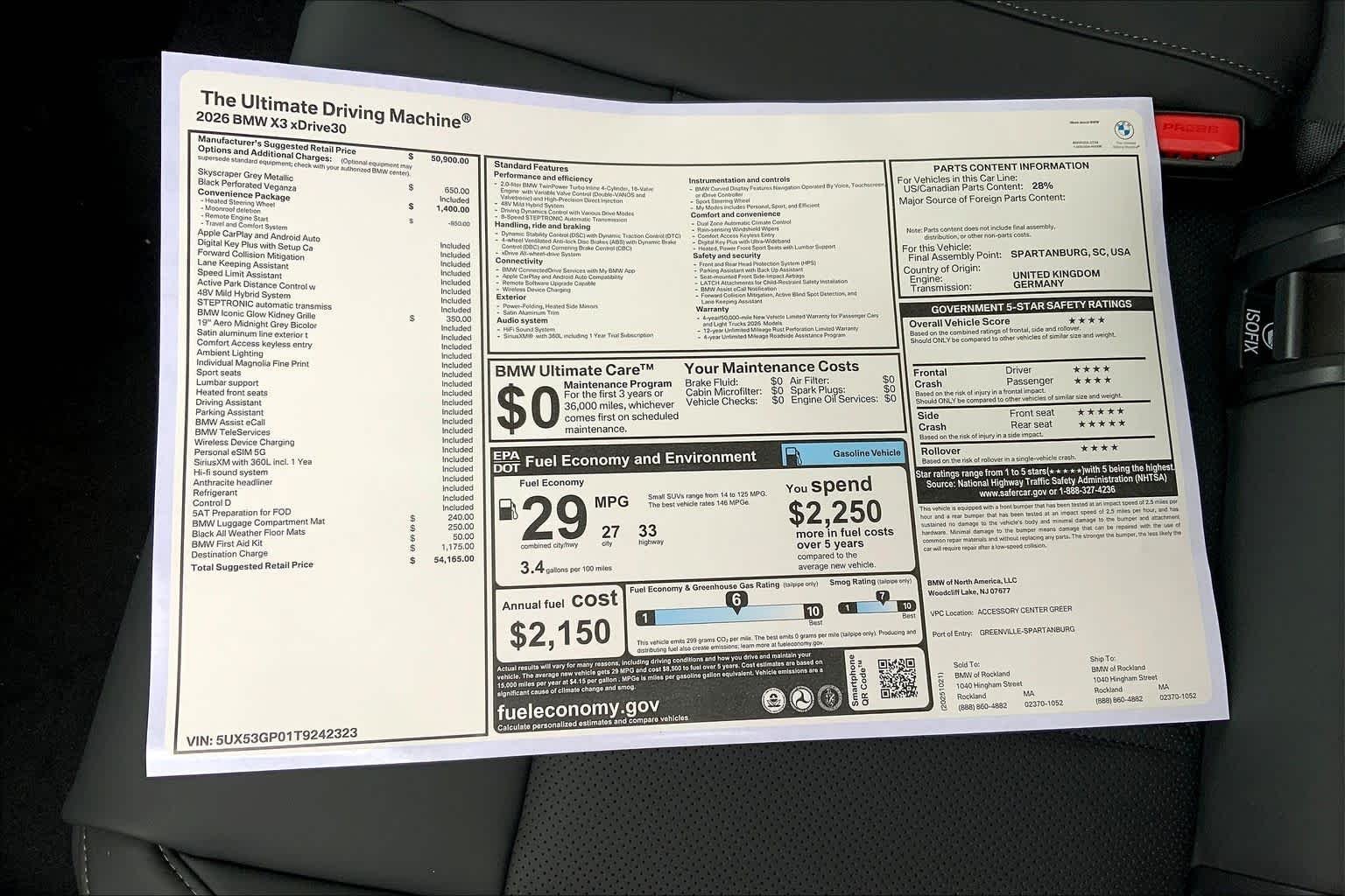 Used 2026 Skyscraper Grey Metallic BMW 30 xDrive image 19