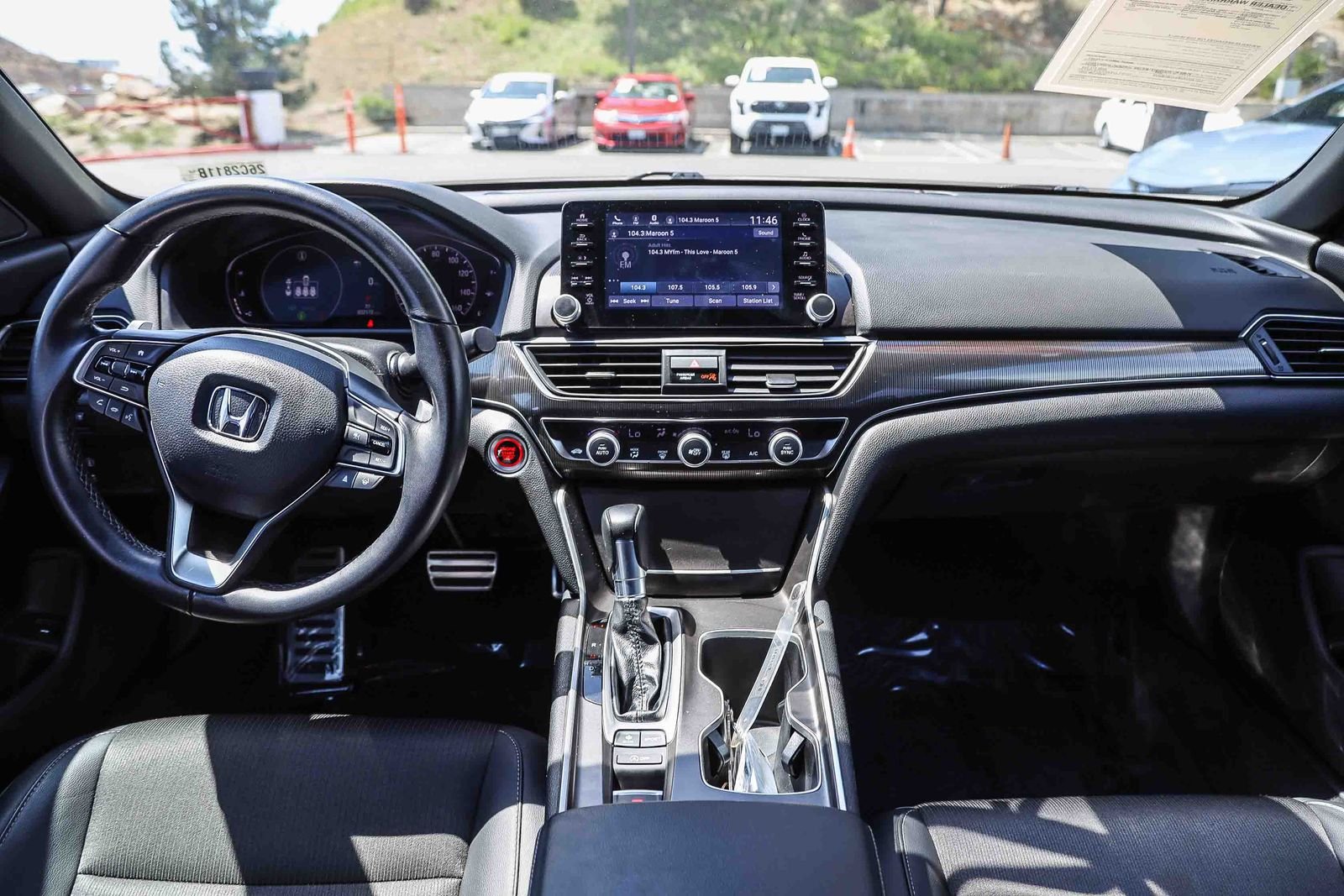 Used 2022 Platinum White Pearl Honda Sport image 13