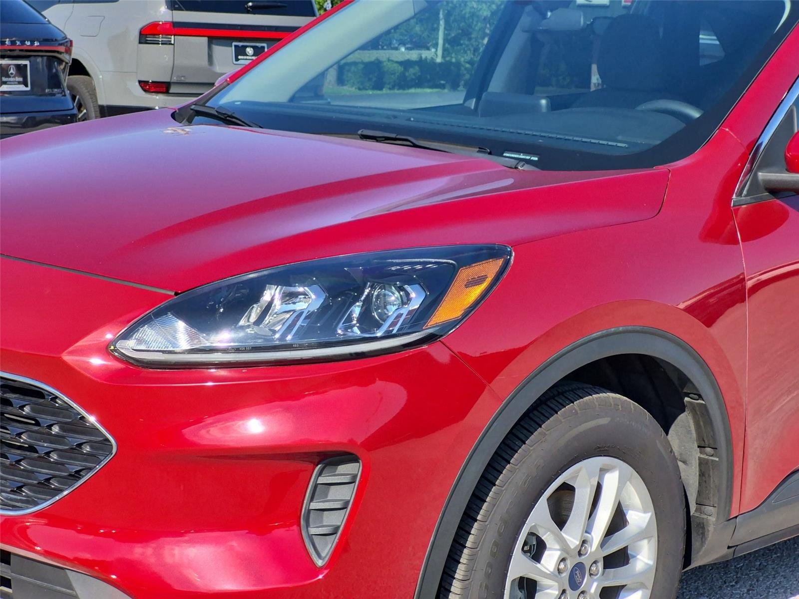 Used 2020 Rapid Red Metallic Tinted Clearcoat Ford SE image 9