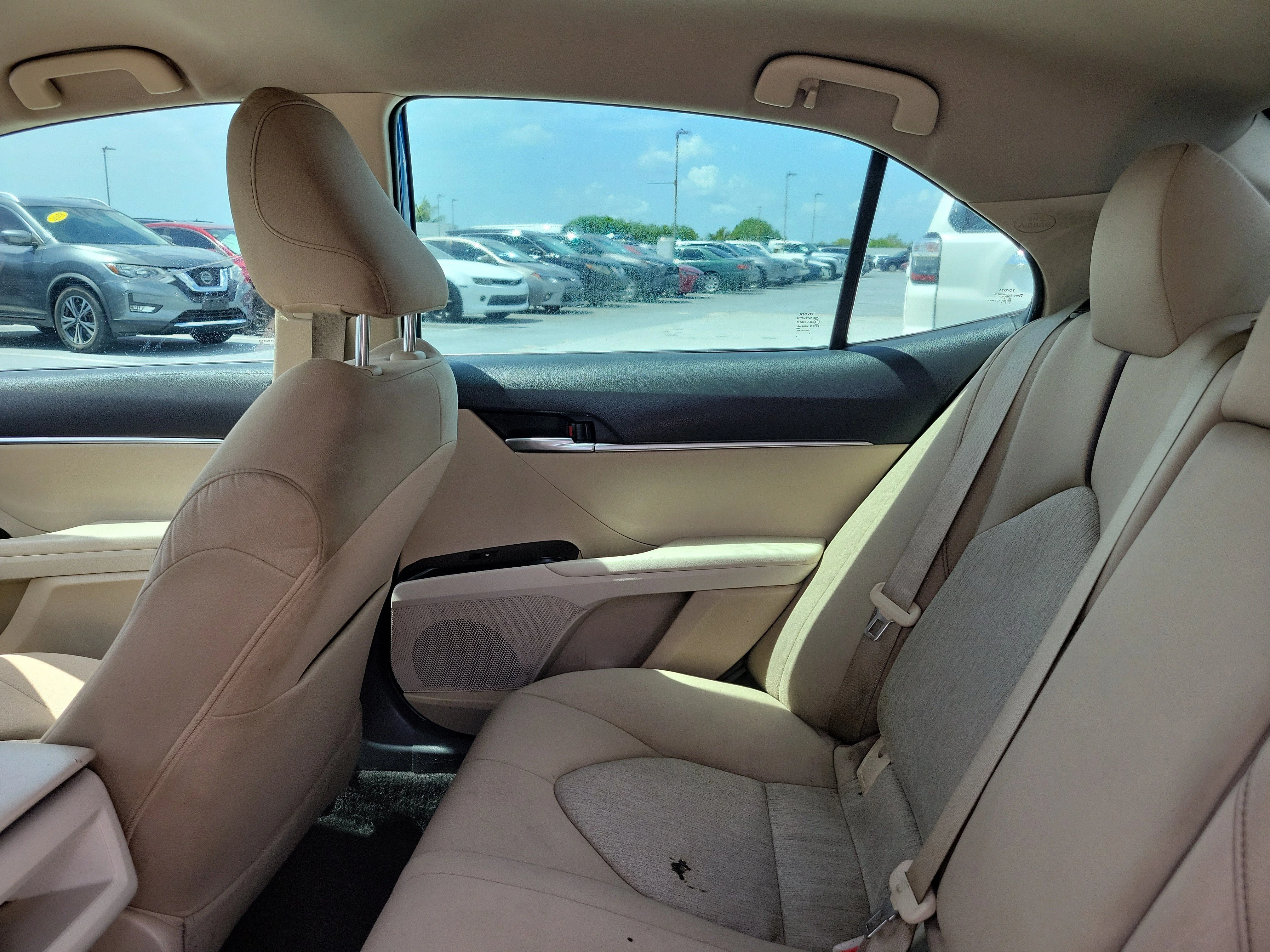 Used 2019 Blue Streak Metallic Toyota LE image 12