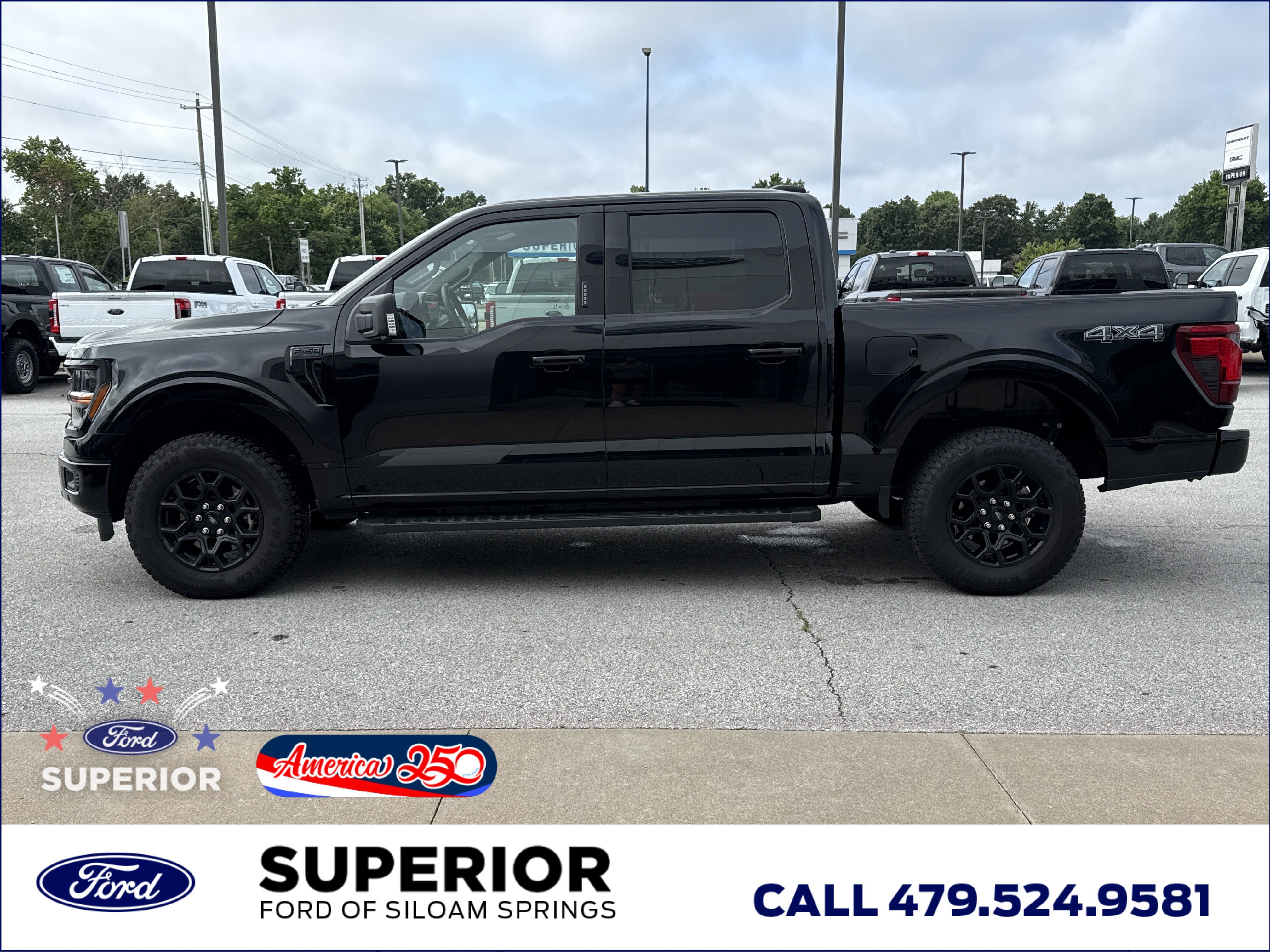 New 2026 Agate Black Metallic Ford XLT 4WD image 12