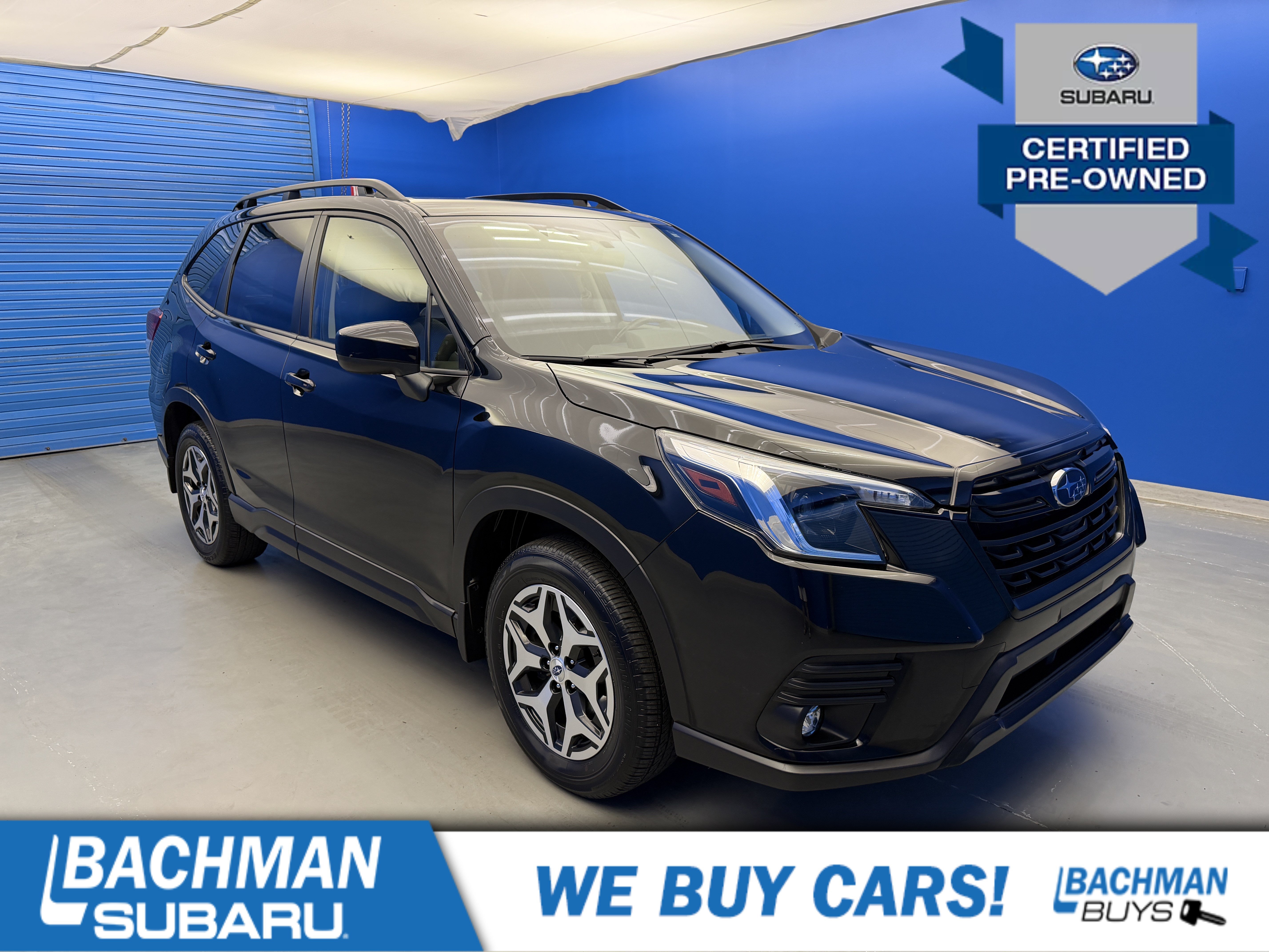 Used 2024 Crystal Black Pearl Subaru Premium image 1