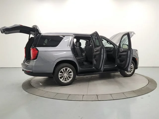 Used 2021 SATIN STEEL METALLIC GMC SLT image 15