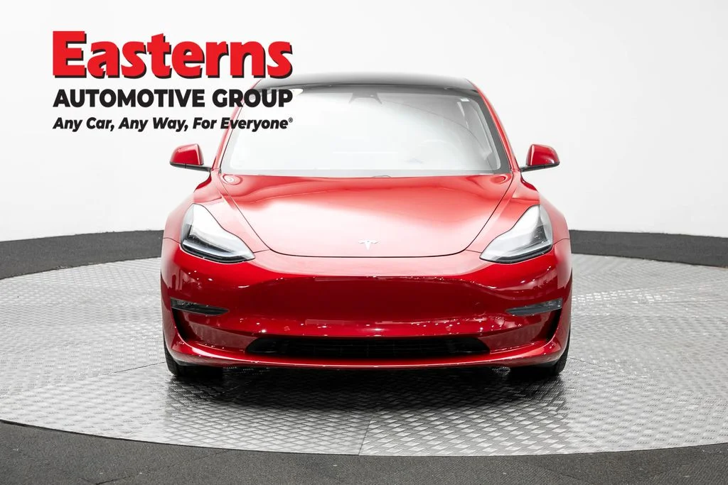Used 2021 Red Tesla Long Range image 2