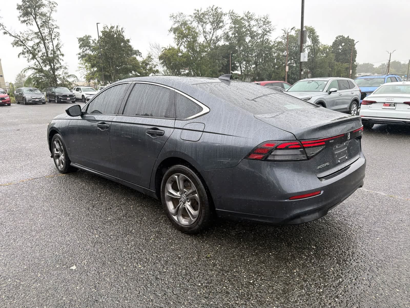 Certified Used 2024 Meteorite Gray Metallic Honda EX image 3