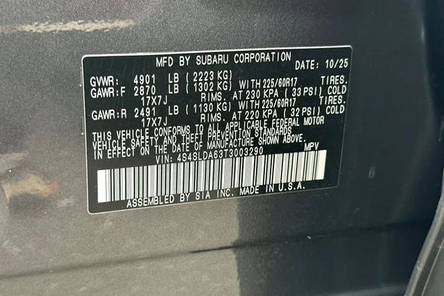 Certified Used 2026 Gray Subaru Base image 34