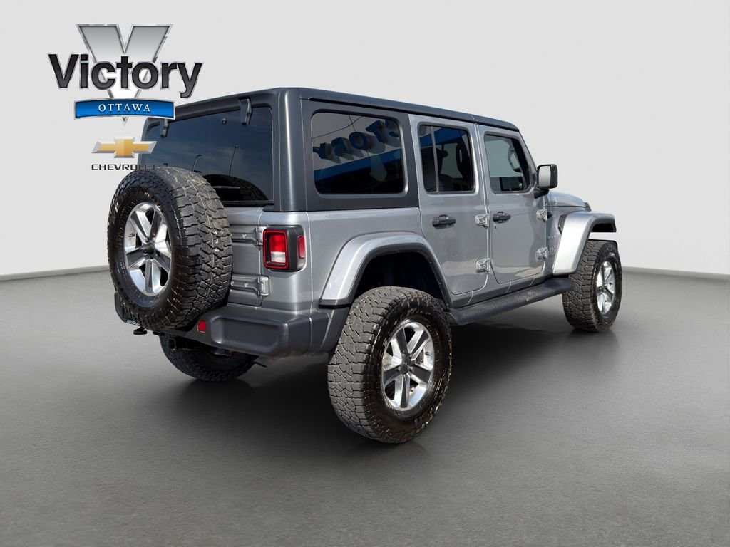 Used 2020 Silver Jeep Unlimited Sahara image 6