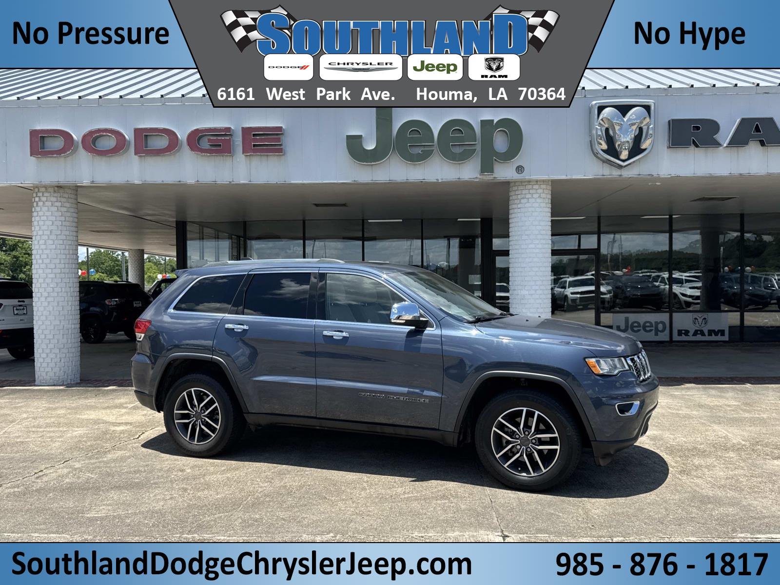 Used 2020 Blue Jeep Limited image 1