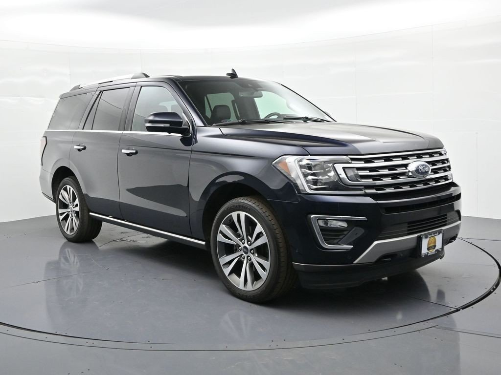 Used 2021 Blue Metallic Ford Limited 4x4 image 4