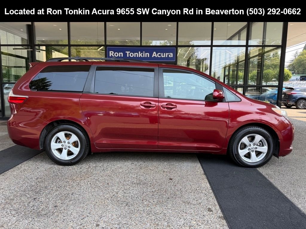 Used 2017 Salsa Red Pearl Toyota LE image 8