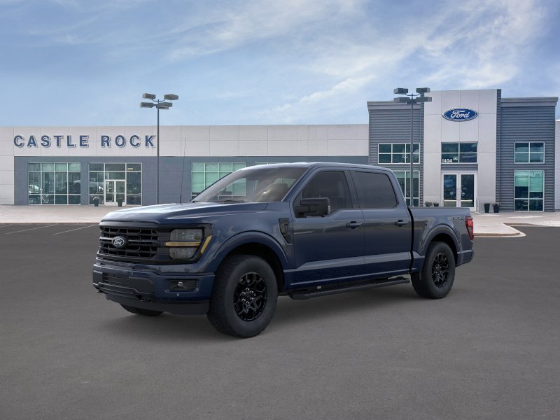 New 2026 Antimatter Blue Metallic Ford XLT image 1