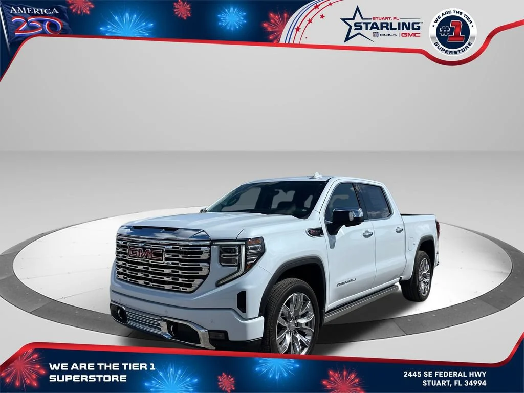New 2026 Glacier White Tricoat GMC Denali image 1