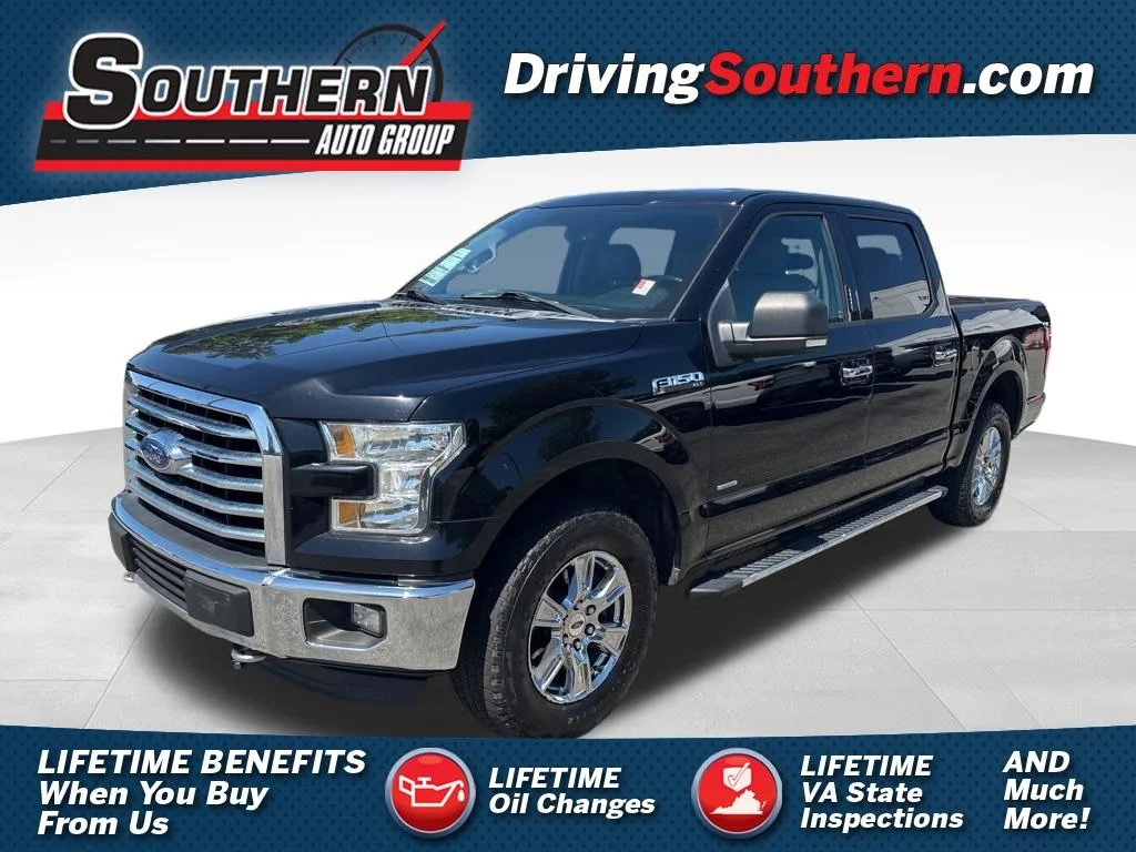 Used 2016 Shadow Black Ford XLT image 1
