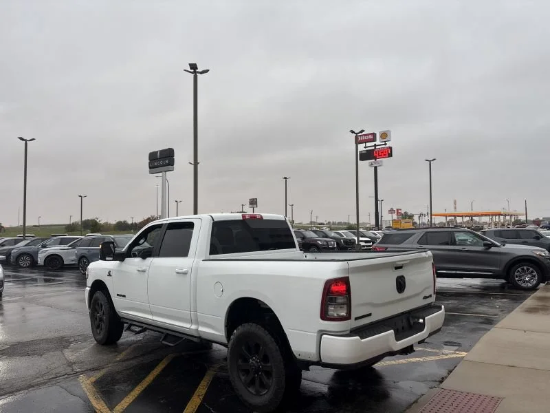 Used 2023 Bright White Clearcoat Ram Big Horn image 3