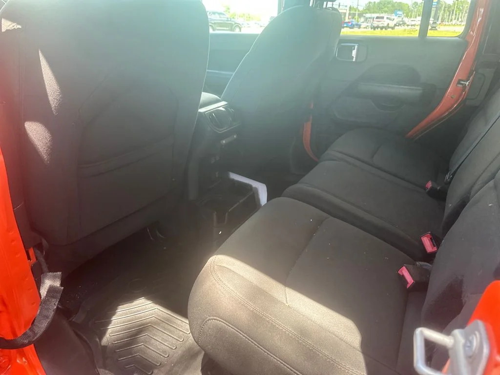 Used 2018 Orange Jeep Unlimited Sahara image 15