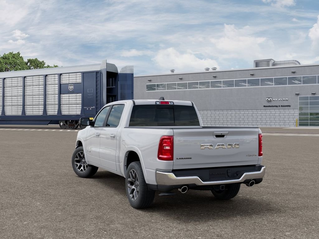 New 2026 Bright White Clear-Coat Exterior Paint RAM Laramie image 3