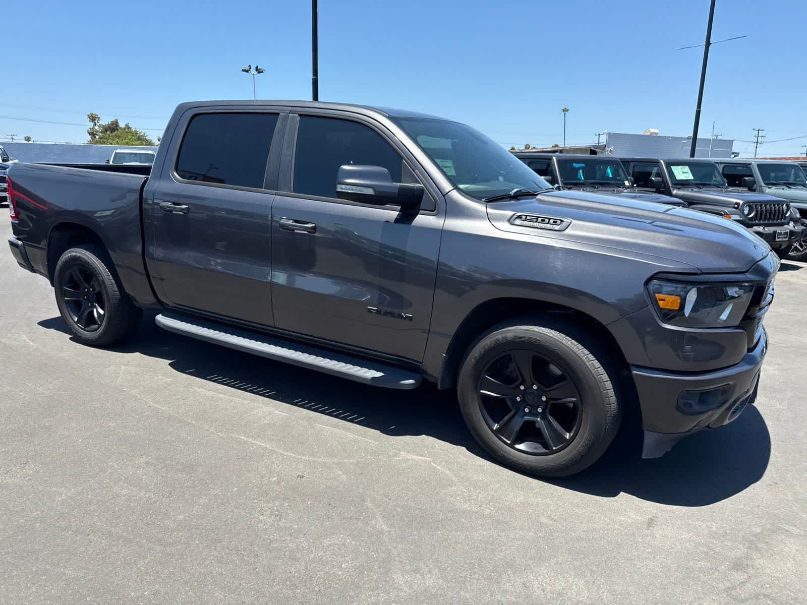 Used 2020 Granite Crystal Metallic Clearcoat Ram Big Horn image 10