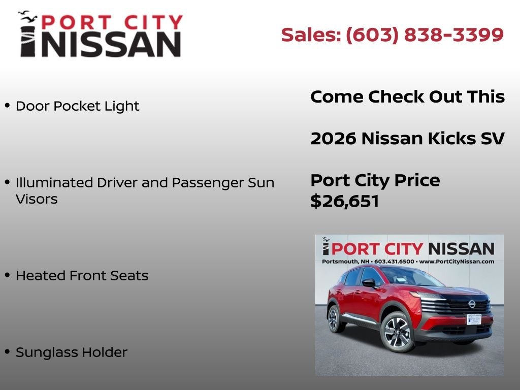 New 2026 Scarlet Ember Tintcoat Nissan SV image 13