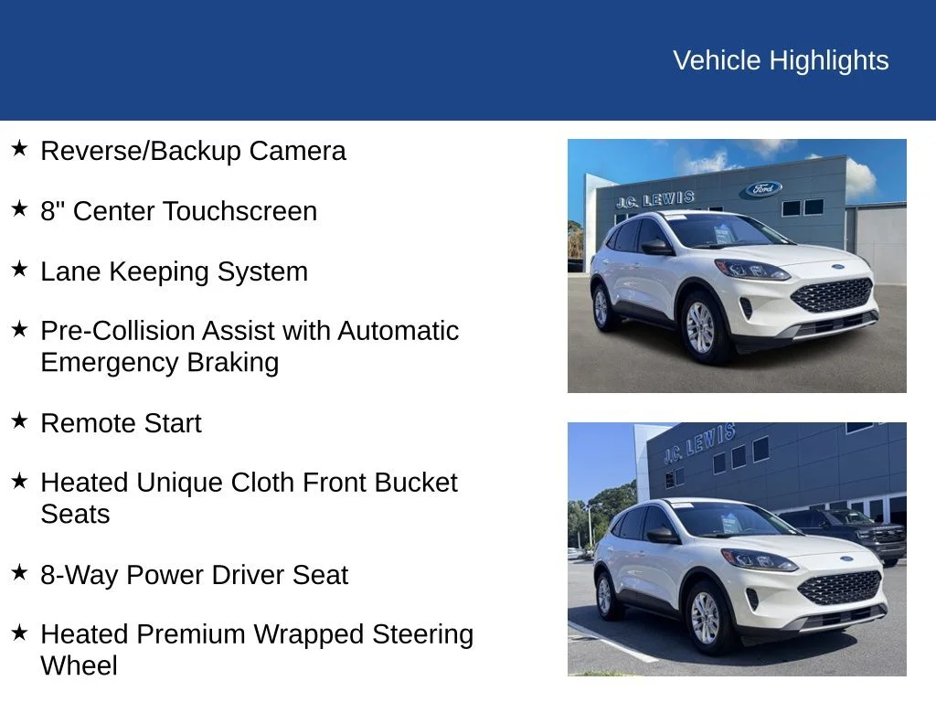 Certified Used 2022 Star White Ford SE image 24