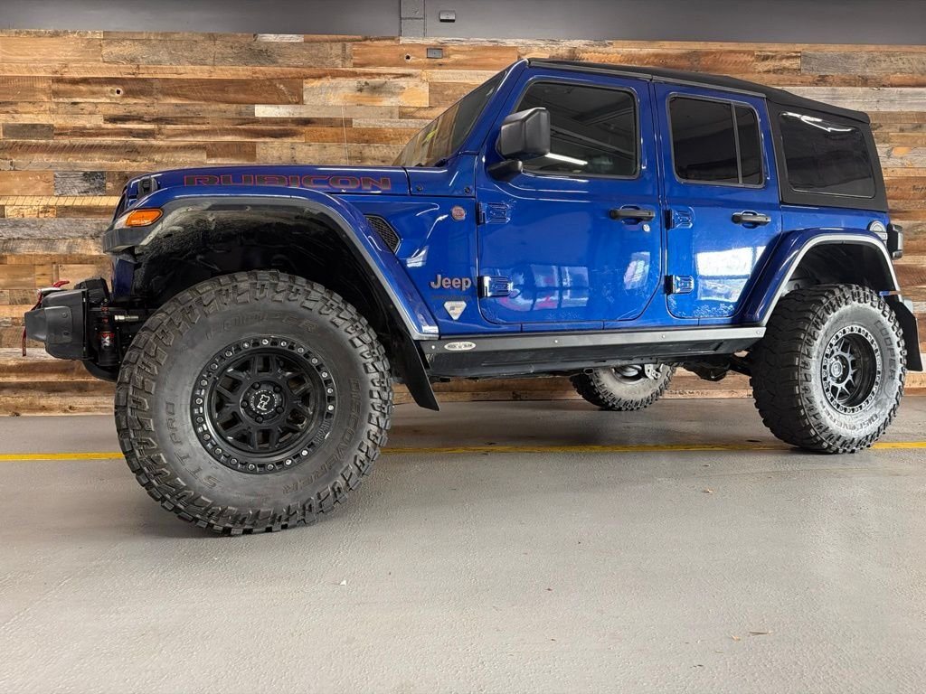 Used 2018 Ocean Blue Metallic Jeep Unlimited Rubicon image 10