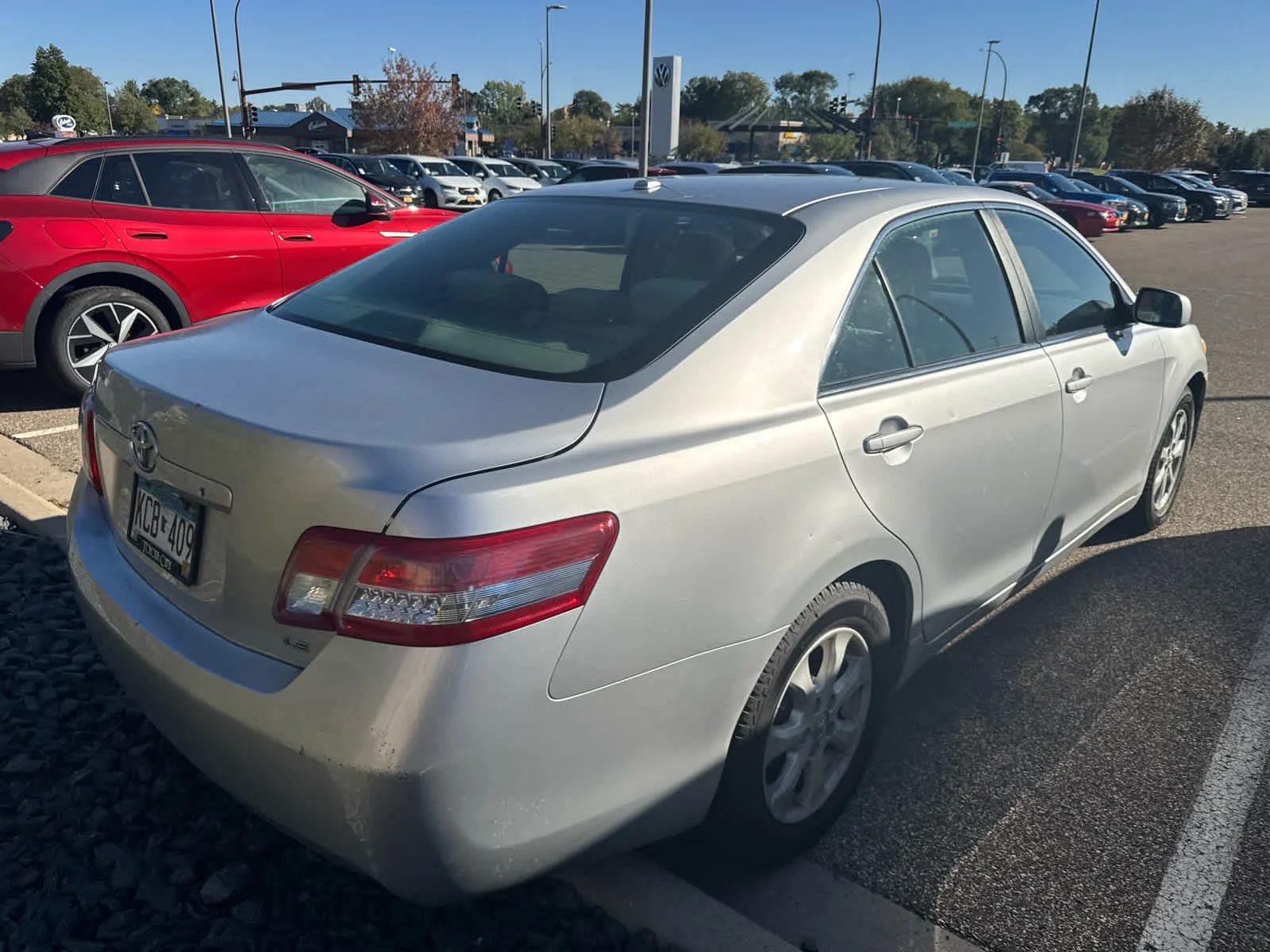 Used 2011 Toyota Camry LE with VIN 4T4BF3EK1BR117599 for sale in Brooklyn Center, Minnesota
