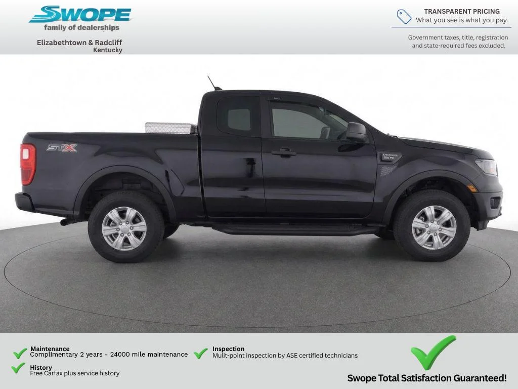 Used 2020 SHADOW BLACK Ford XL 2WD SuperCab 6' Box image 9