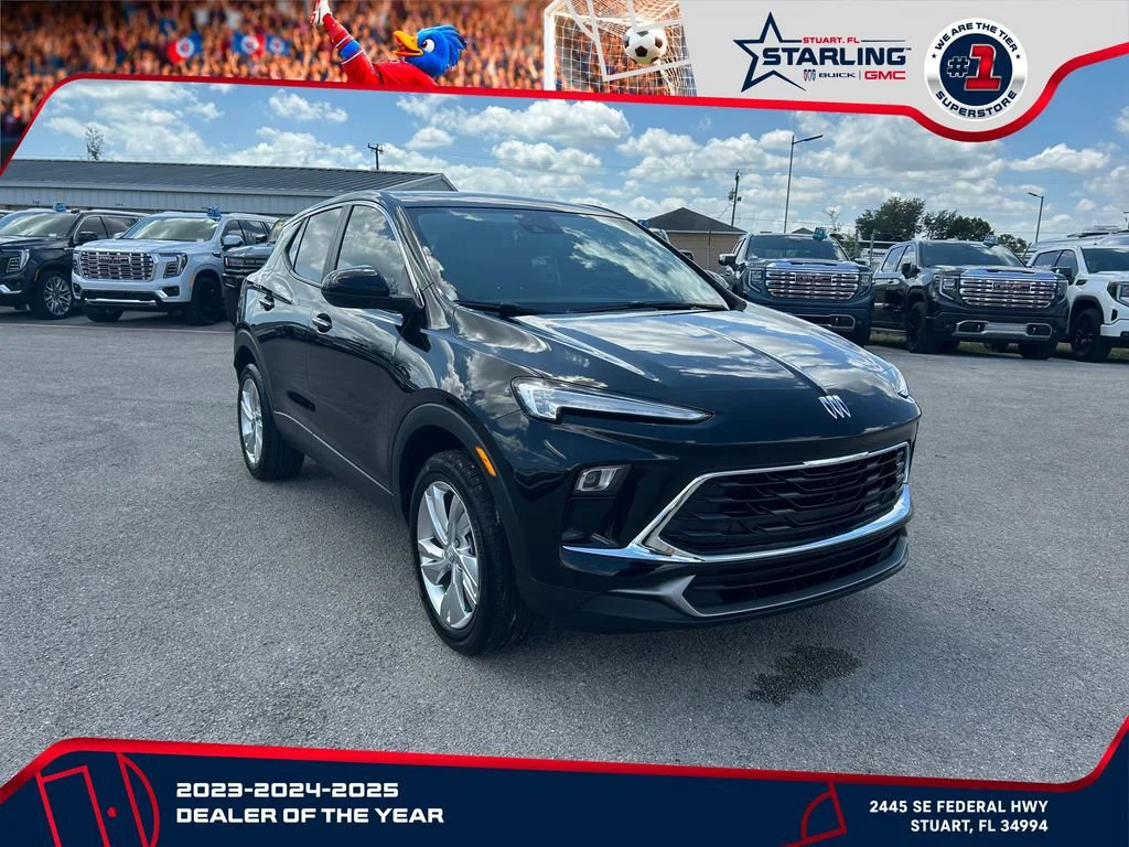 Used 2024 Ebony Twilight Metallic Buick Preferred image 3