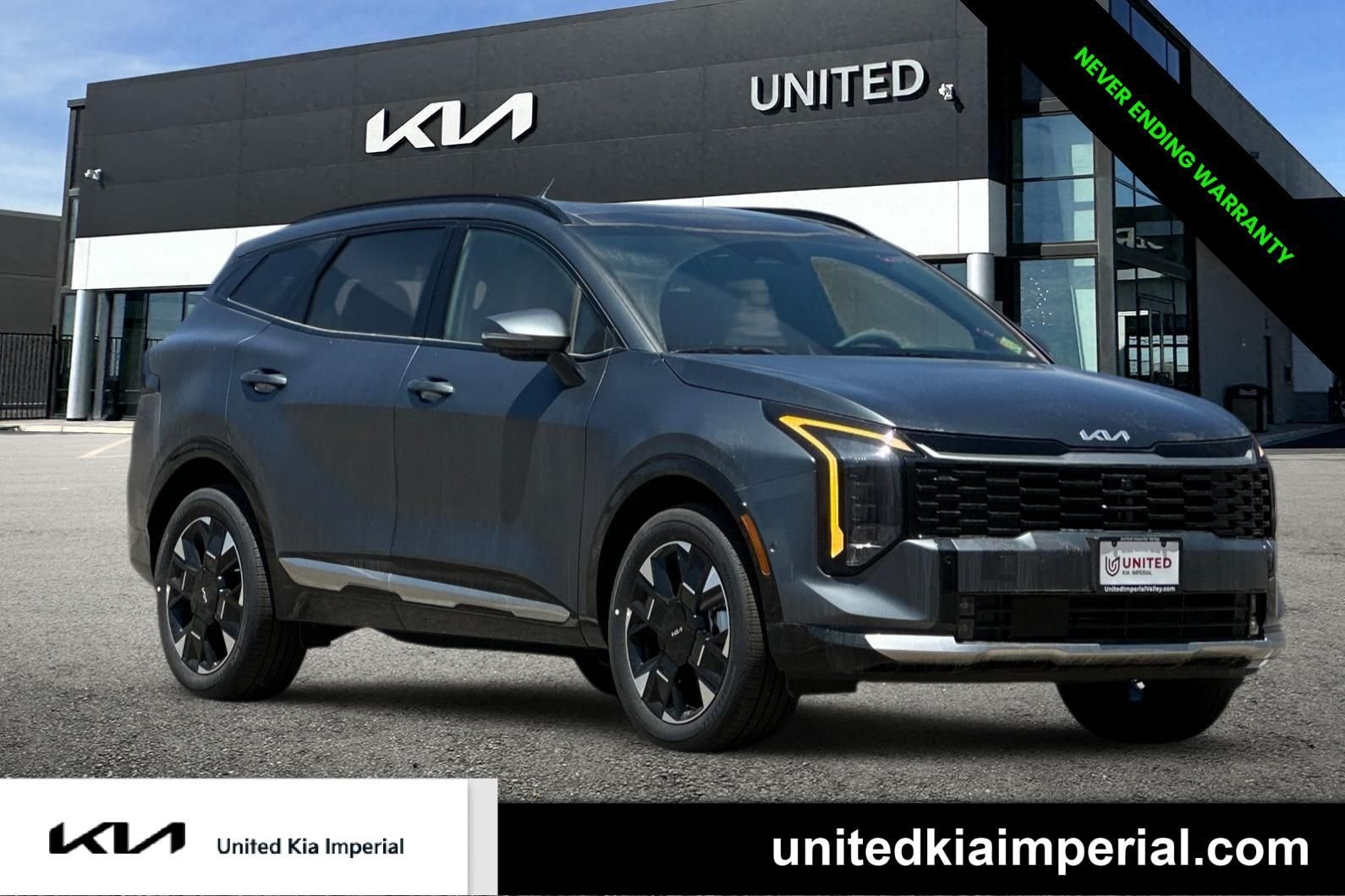 New 2026 Gray Kia SX-Prestige image 1