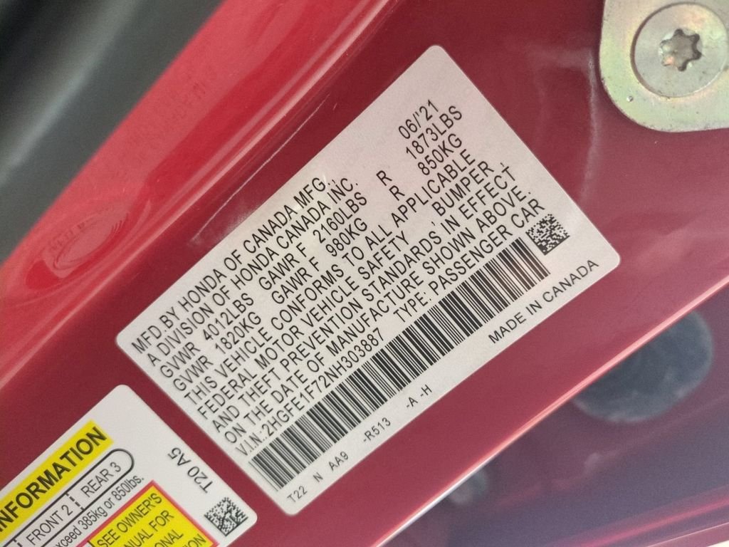 Used 2022 Red Honda EX image 37