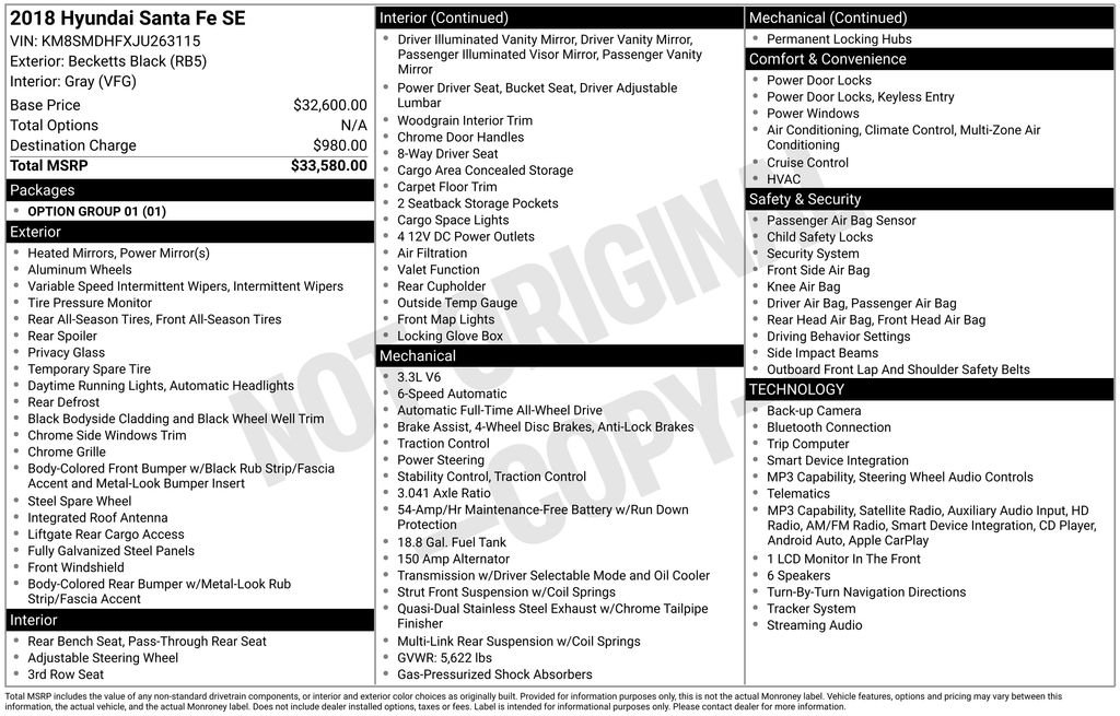 Used 2018 Black Hyundai SE image 9