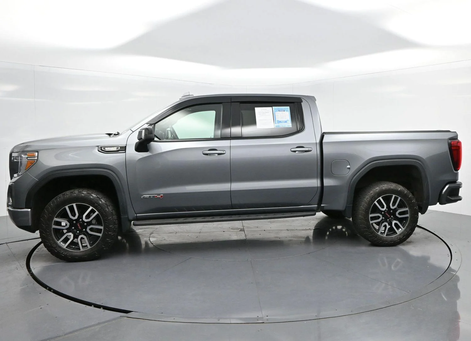 Used 2021 Satin Steel Metallic GMC AT4 image 4
