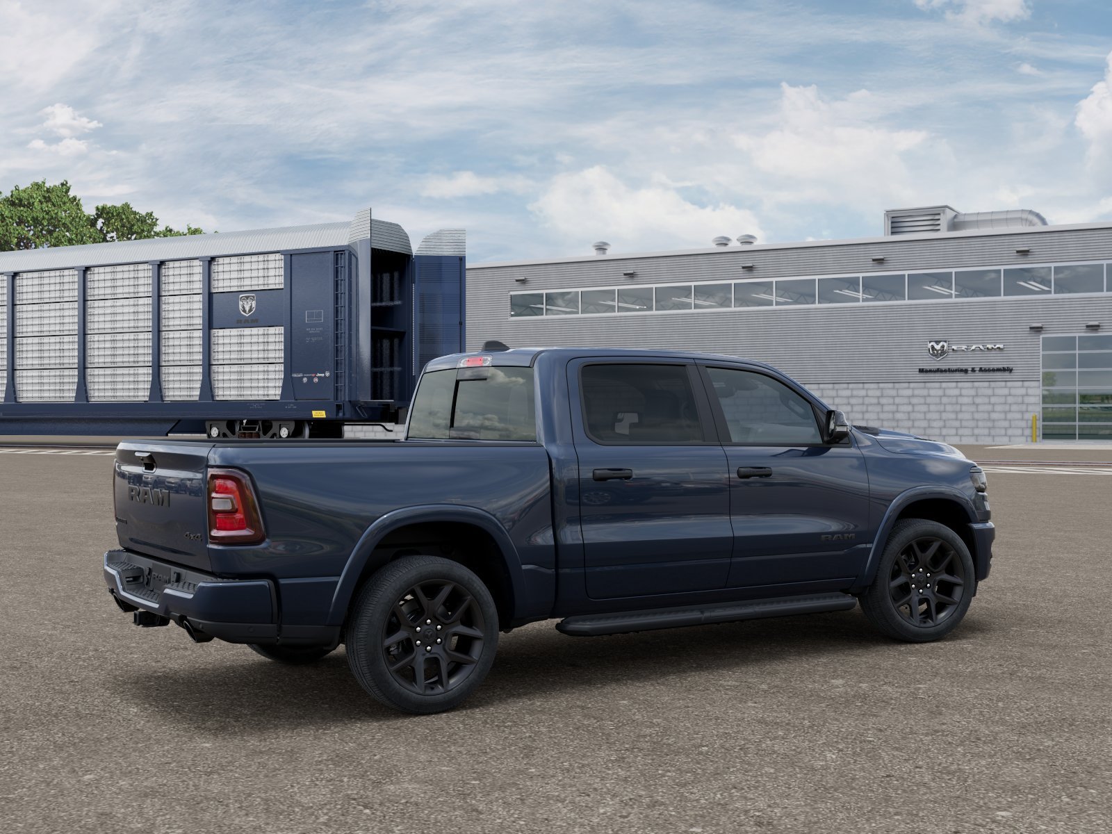 New 2026 Forged Blue Metallic RAM Laramie image 4
